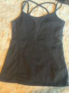 Lululemon | Black Strappy Women's Tank Top Athletic Workout Top Women’s